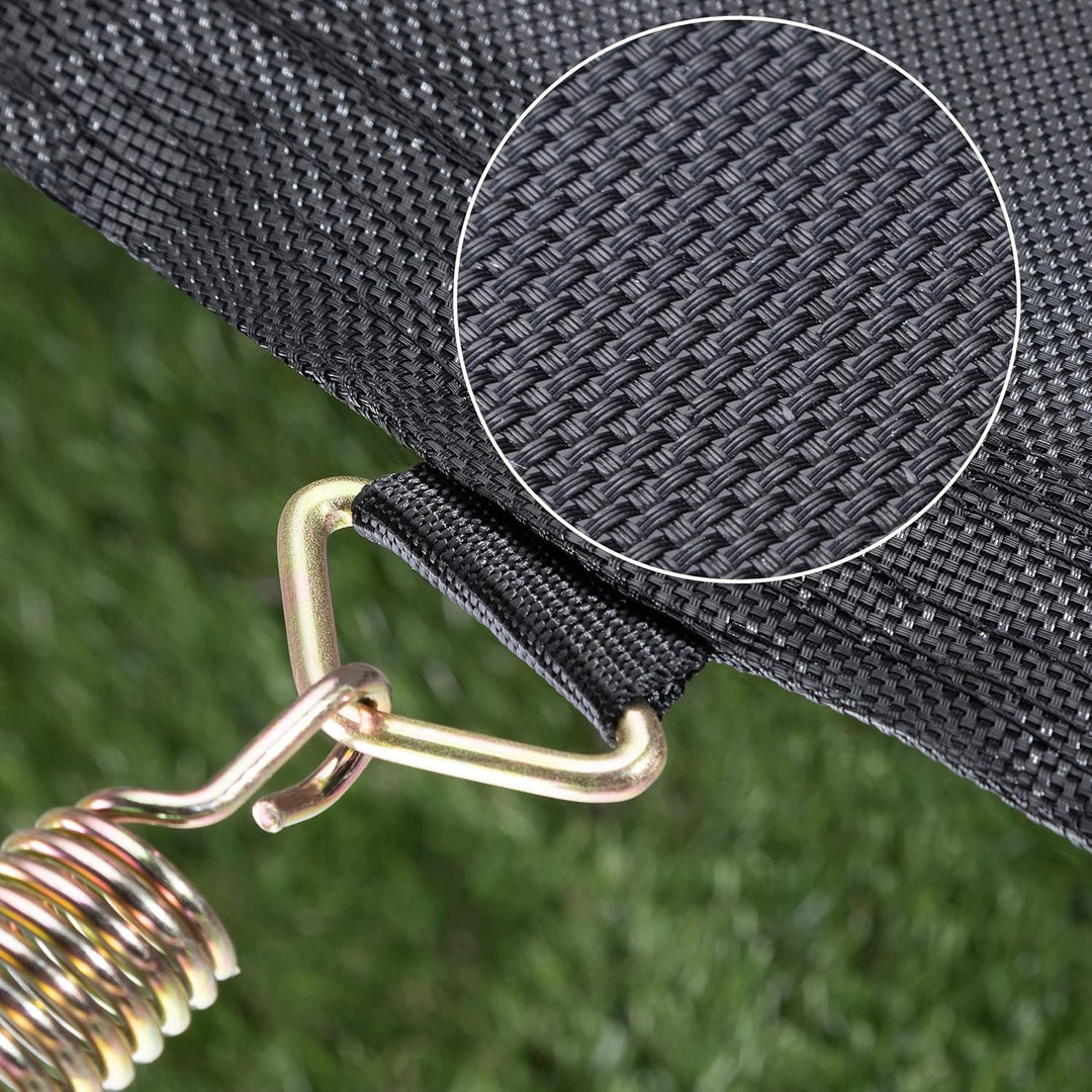 Monzana Trampolin Sprungtuch Ø 183/244/305/366/427 cm 30-96 Ösen 8-Fach vernäht UV-beständig 13,5-14
