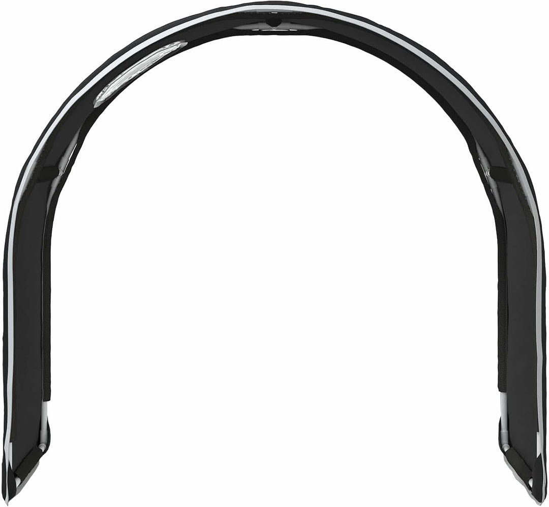 Bettunnel 2er Set Schwarz 211 x 52,5 x 2 cm aus Polyester für Bettzubehör, als Bettrahmen Lattenrost