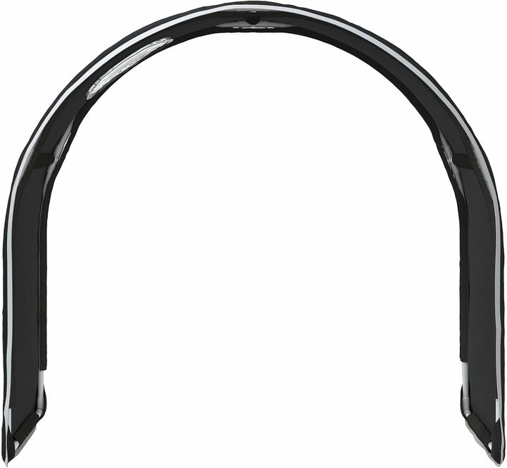 Bettunnel 2er Set Schwarz 211 x 52,5 x 2 cm aus Polyester für Bettzubehör, als Bettrahmen Lattenrost