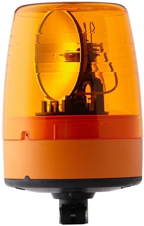 HELLA - Halogen-Rundumkennleuchte - KL JuniorPlus - 24V - gelb - Rohrstutzen - Menge: 1 - 2RL 008 96
