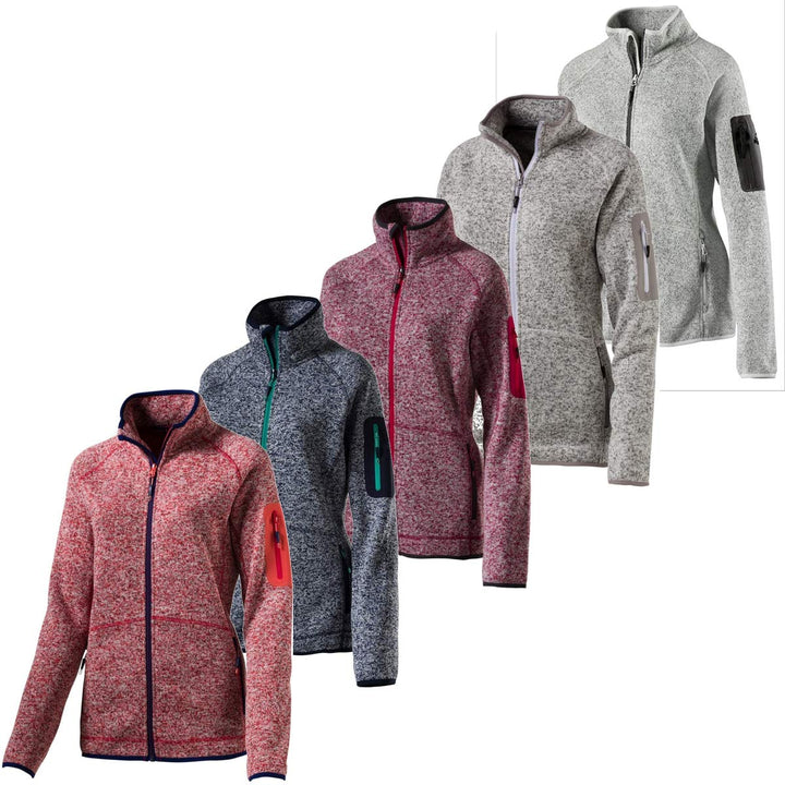McKINLEY Damen Skeena Fleecejacke Fleecejacke 36 Melange/White, 36 Melange/White