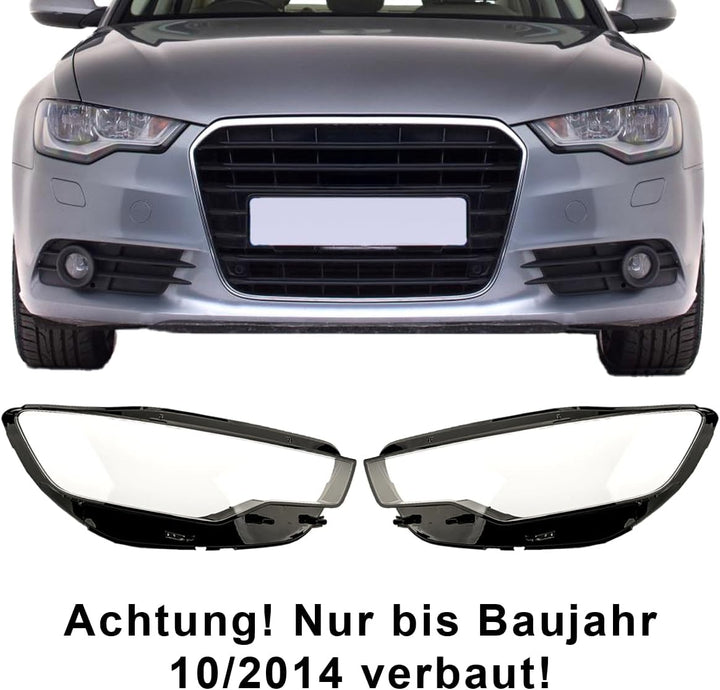 LST 2x Scheinwerferglas Streuscheibe Frontscheinwerfer Glas Abdeckung links rechts Set kompatibel mi