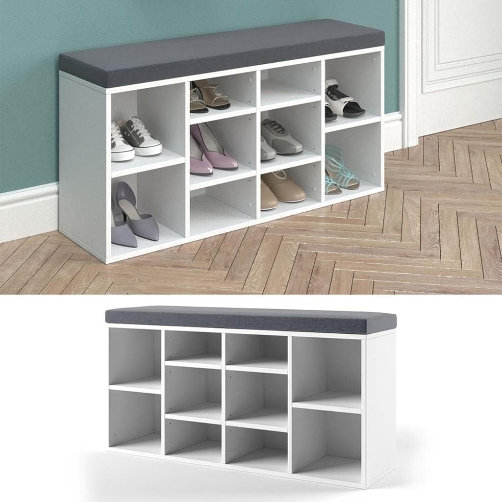 Casa Vital Schuhregal COPYE, weiss, 104x30x54 cm