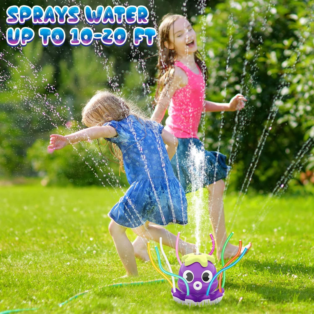 Wasserspielzeug Outdoor Spielzeug ab 3 4 5 6 7 8 Jahre Junge und Mädchen, Sprinkler Spiele für Kinde