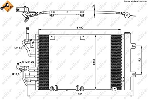 NRF 35633 Kondensator, Klimaanlage