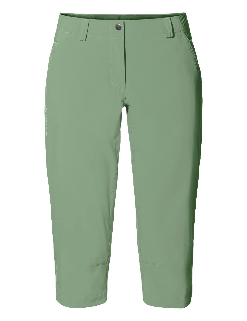 VAUDE Damen Hose Women's Skomer Capri 36 Willow Green, 36 Willow Green