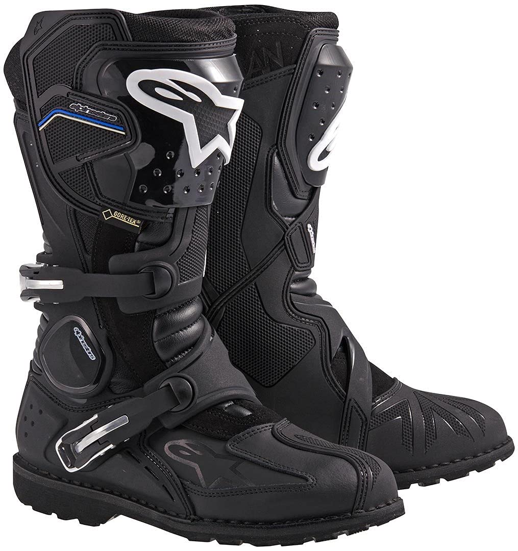 Alpinestars Herren 1691510402Tech 7 Stiefel 44 EU Schwarz Rot Neon White Gra, 44 EU Schwarz Rot Neon