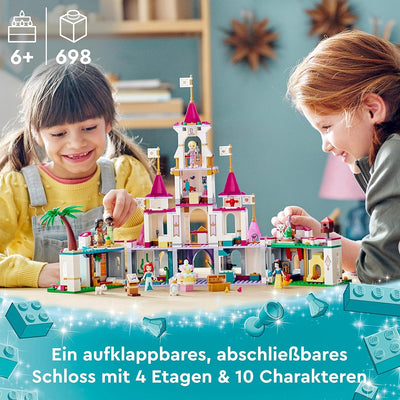 LEGO | Disney Princess Ultimatives Abenteuerschloss, Prinzessinnen-Schloss-Spielzeug, baubares Haus