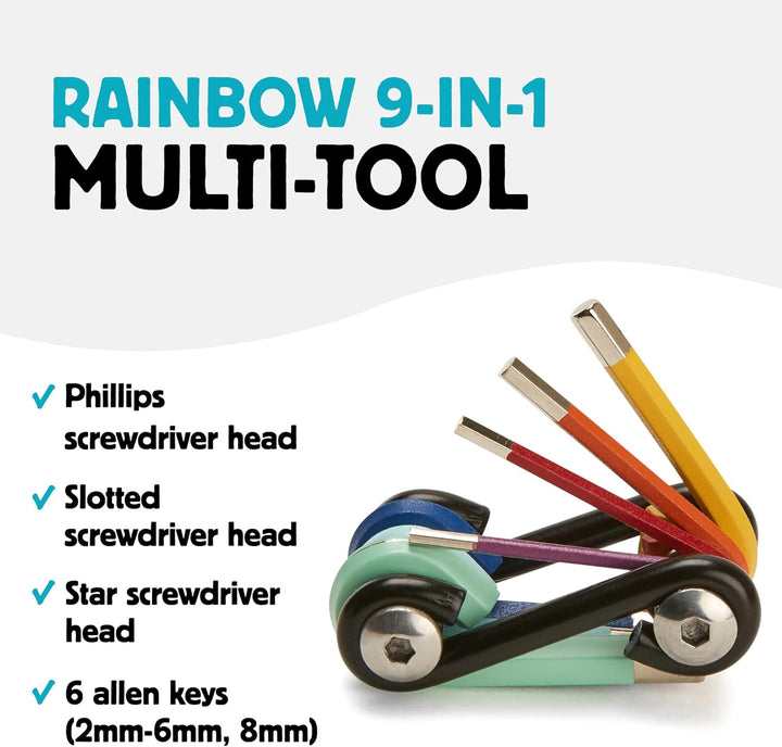 Kikkerland CD120 Rainbow Multi Tool
