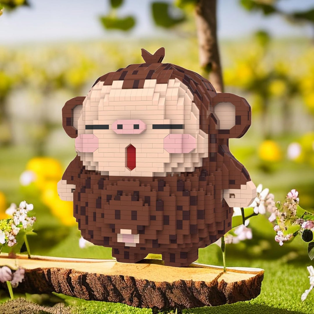 Larcele 2242 Stücke Mikro Bausteine Spielzeug Kit, Mini Bricks Bauen Bauklötze Satz KLJM-07 Mehrweg