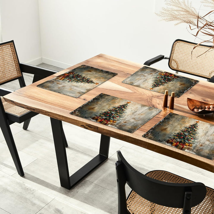 KitchenYeah© Platzsets Abwaschbar 6-Teilig 45x30 cm Tischsets Platzdeckchen rutschfeste Platzset Unt