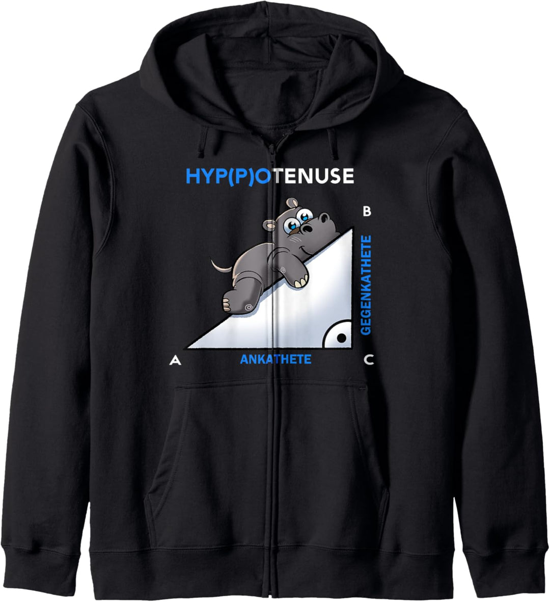 Mathematik Ankathete Gegenkathete Hyppotenuse Hippo Matura Kapuzenjacke