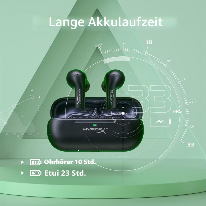 HyperXCloud MIXBuds-EchtekabelloseOhrhörer,Bluetooth-kompatibel,Low-Latency-Gaming-Modus,USB-CWirele