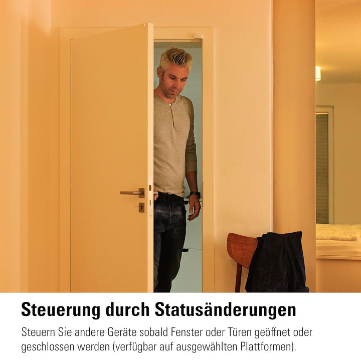 Eve Door &amp; Window (Matter) – Smarter Kontaktsensor für Türen &amp; Fenster, Haussicherheit, Aktivierung