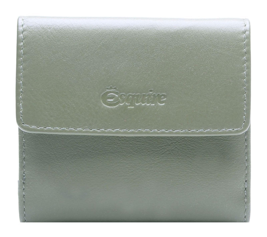 Esquire Peru Geldbörse RFID Leder 10 cm Einheitsgrösse Olive, Einheitsgrösse Olive