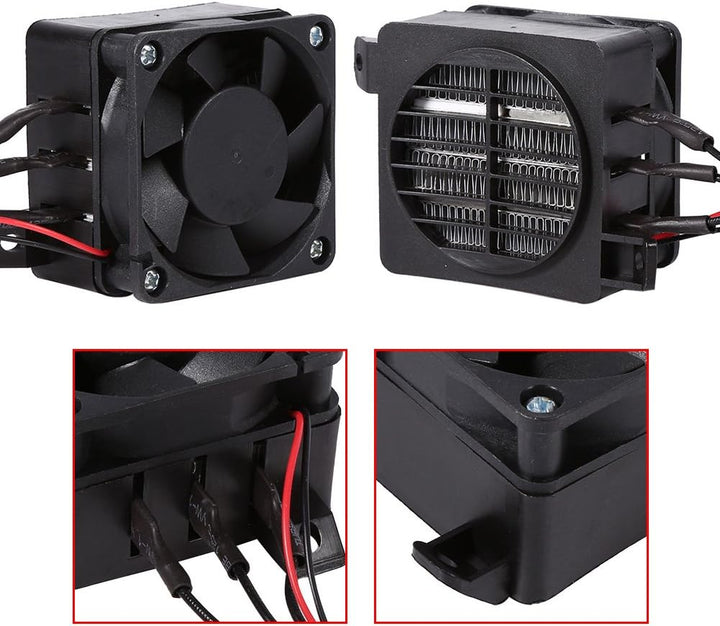 GOTOTOP 12V 100W Lufterhitzer für raumverstellbare, energiesparende PTC-Thermistorisolierung mit kon