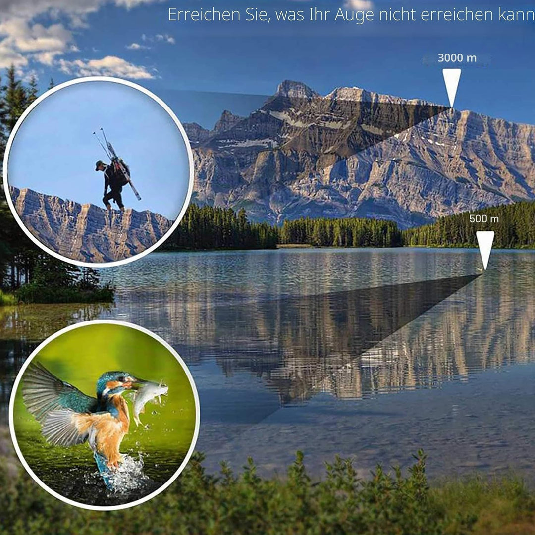Professionelles Fernglas Fernrohr Zoom, 60 x 60 cm, BAK4 FMC HD, für Ausbrüche im Militär, Camping,