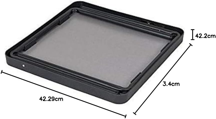 Crespo AP Crespo-Table-AP-280-42,5 x 42,5 cm (89), schwarz