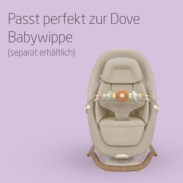 Maxi-Cosi Dove Baby-Spielbogen, Spielbogen Baby, Leicht zu befestigen, Babywippe Zubehör, Wippe Spie