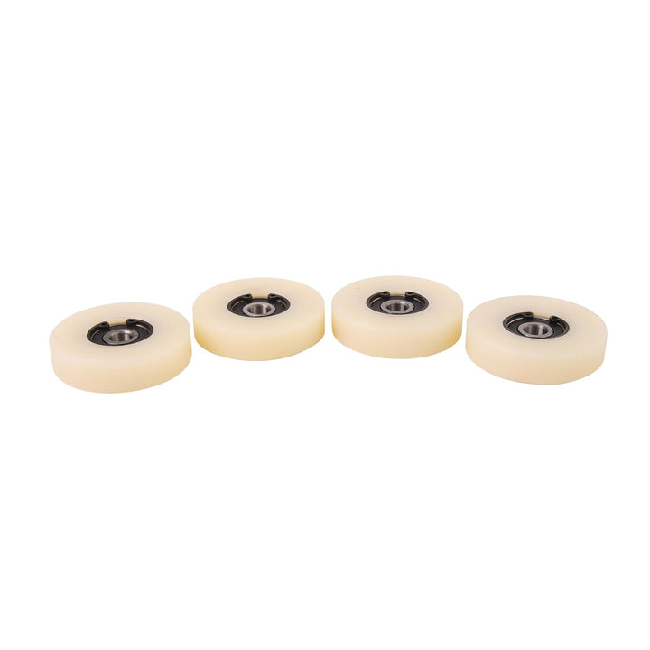 Smart Machines x 50 mm Durchmesser gefräste Nylon-Rollen hergestellt in der EU 12 mm Width- 8 mm Bea