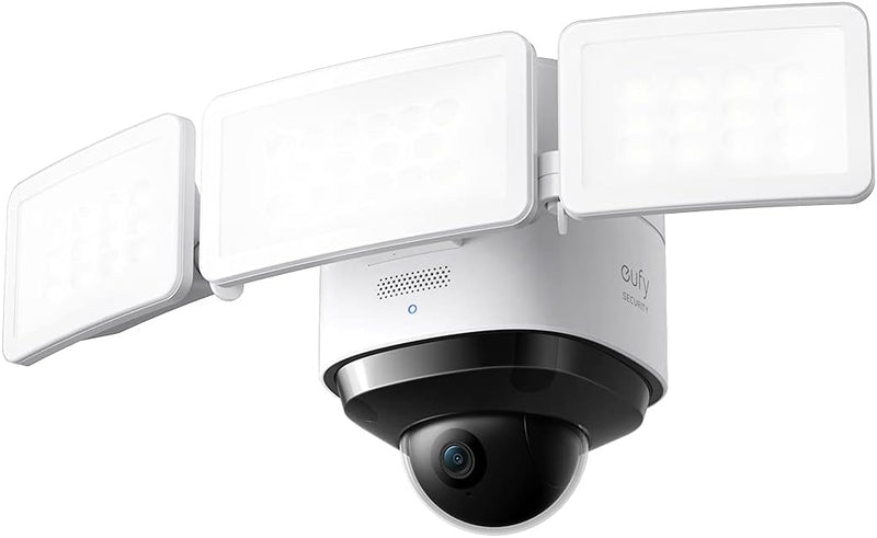 eufy Security Floodlight Cam 2 Pro Überwachungskamera mit Scheinwerfer, 360-Grad Schwenk- und Neigef