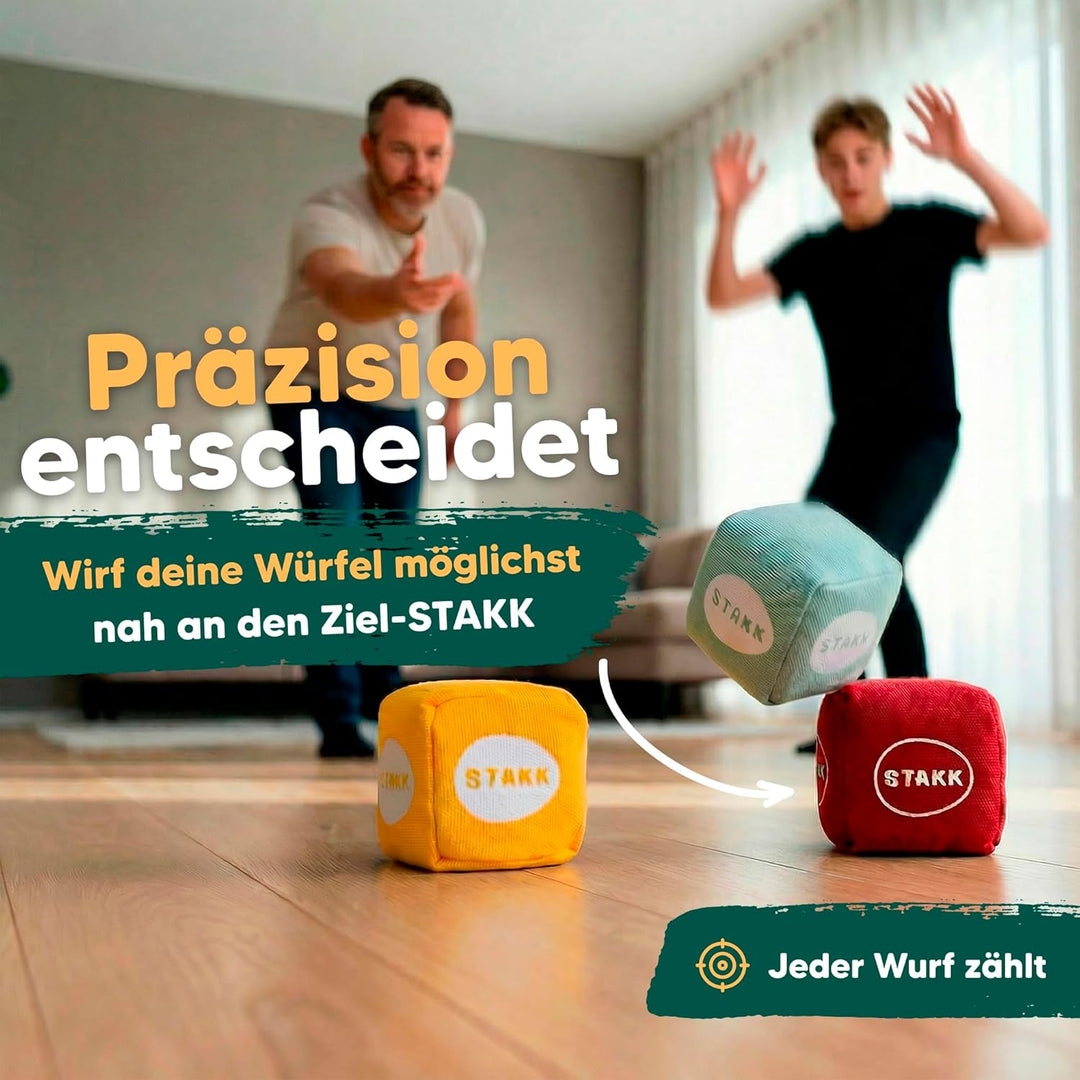 Das Neue Outdoor-Wurfspiel für Kinder & Erwachsene | Boccia-Boule mit modernem Twist | spannendes Ga