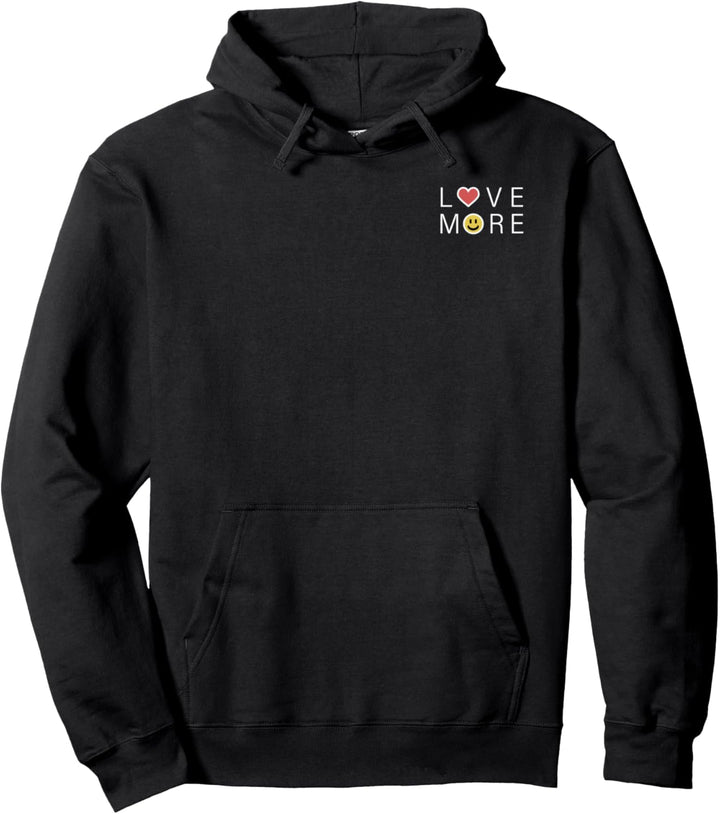 Trendy Love More Smile Pullover Hoodie