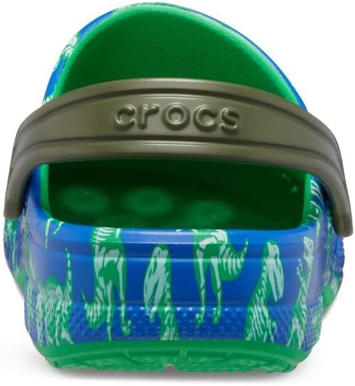 Crocs Unisex Kid's Baya Clog T 19/20 EU Blue Bolt Multi, 19/20 EU Blue Bolt Multi