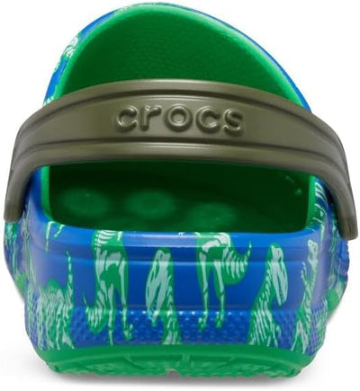 Crocs Unisex Kid's Baya Clog T 19/20 EU Blue Bolt Multi, 19/20 EU Blue Bolt Multi
