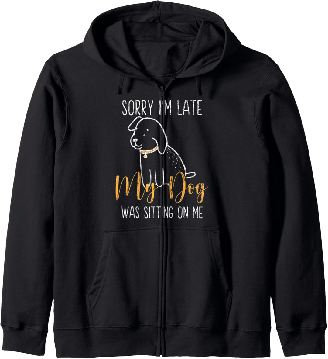 Mein Hund hat auf mir gesessen Lustige Grafik für Kapuzenjacke