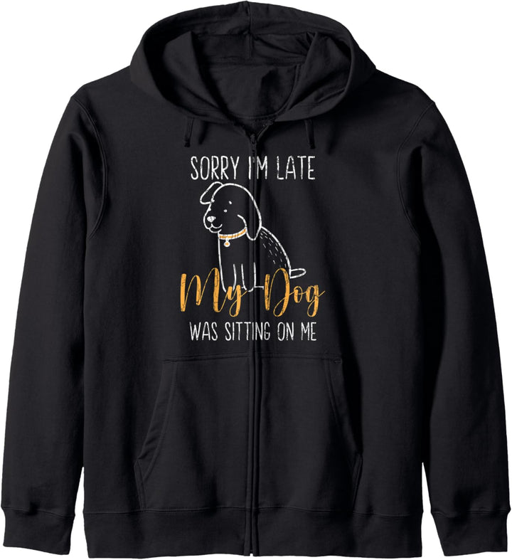 Mein Hund hat auf mir gesessen Lustige Grafik für Kapuzenjacke