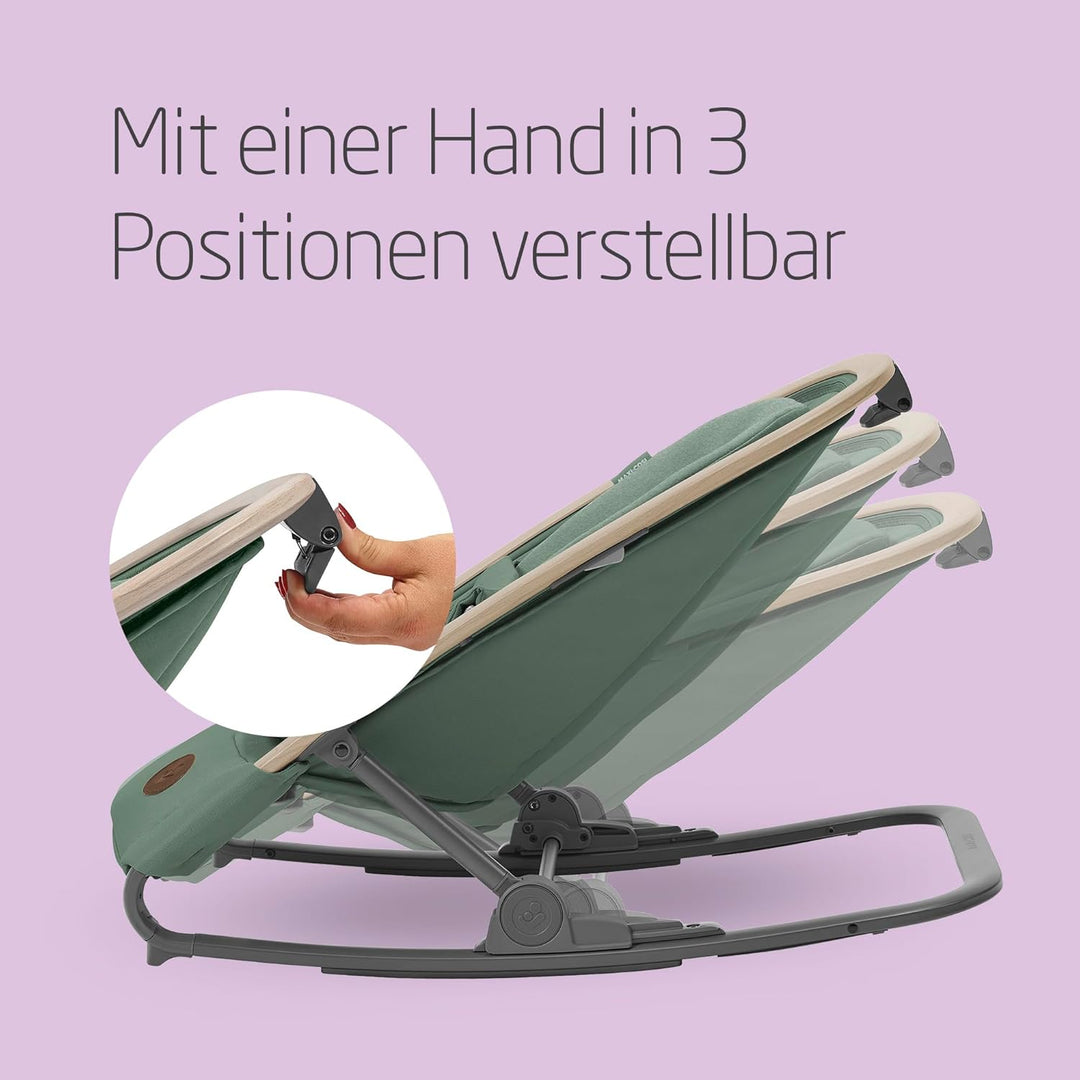 Maxi-Cosi Kori 2-in-1 Baby wipstoel met speelgoedboog, 0-2 jaar, tot 15 kg, Baby bouncer, 3 ligstand