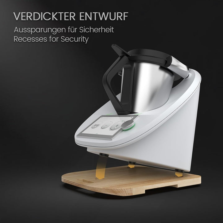 Siegvoll Verdickter Gleitbrett für Thermomix TM6 TM5, Rollbrett mit müheloser Verschiebung, Gleiter
