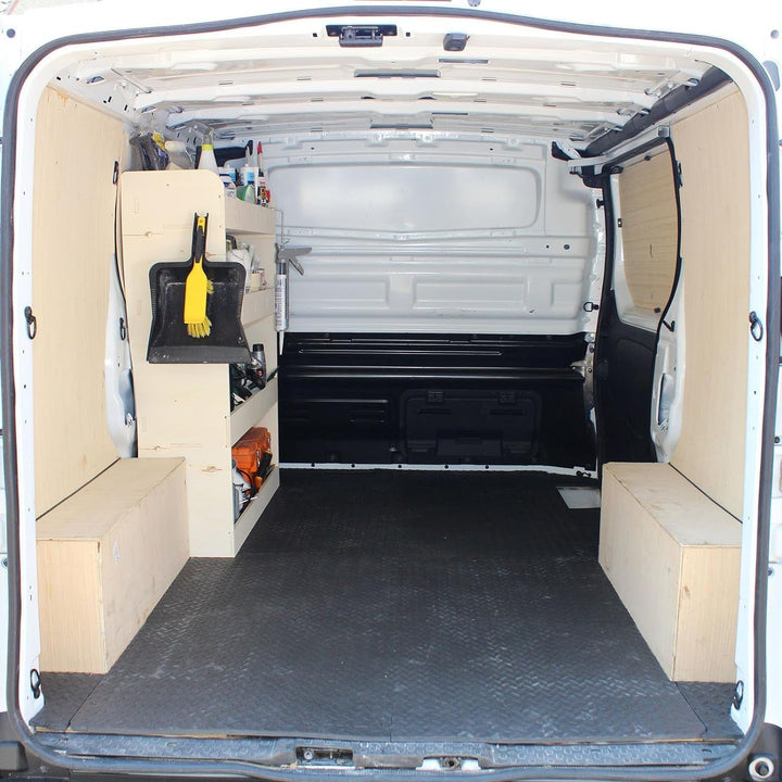 Vanify - Kompatibel mit Renault TRAFIC L1 2015+ Fahrzeugeinrichtung Fahrzeugregale, Fahrerseite vorn