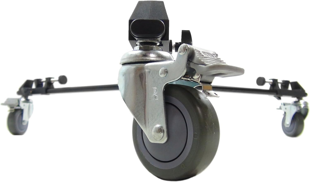 DYNASUN Professioneller Kamera Dolly Stativwagen WT600 bis 50Kg für 3Bein Stativ