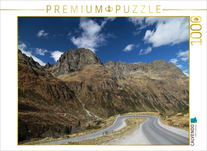 CALVENDO Puzzle Silvretta-Hochalpenstrasse 1000 Teile Lege-Grösse 64 x 48 cm Foto-Puzzle Bild von Fo