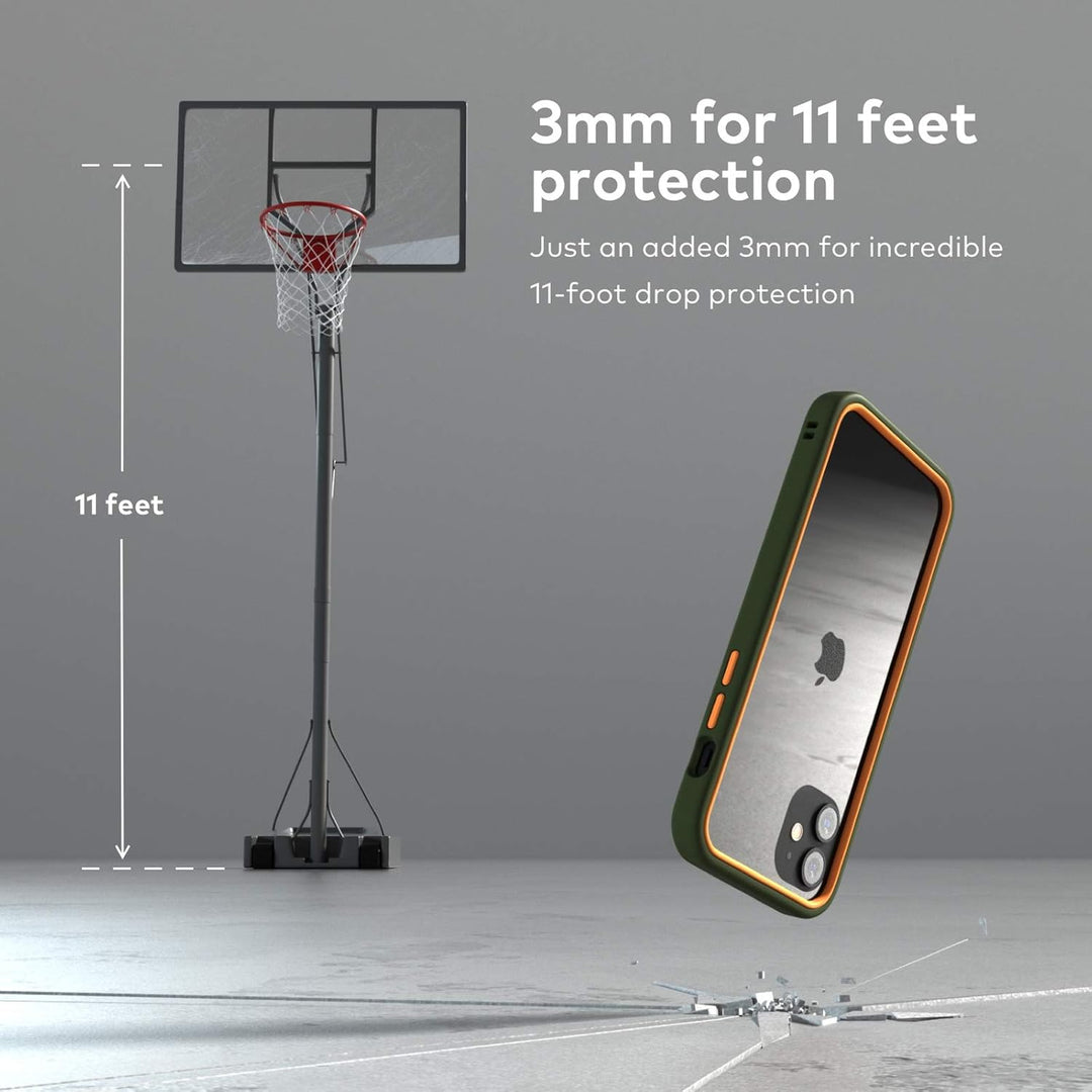 RhinoShield Bumper Case kompatibel mit [iPhone 12 Mini] | CrashGuard NX – Stossdämpfendes schlankes