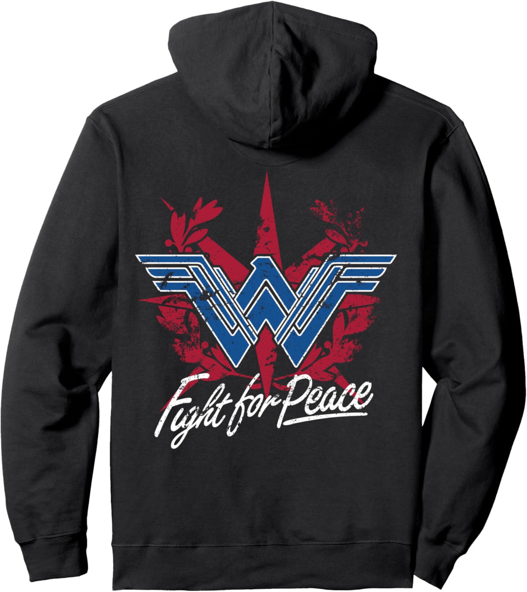 DC Wonder Woman-Logo Kämpft gegen den Frieden Pullover Hoodie