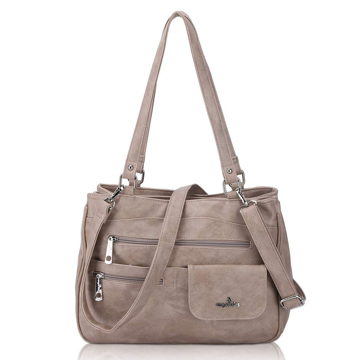 Angel Kiss Tasche Leder Damenhandtasche Schultertasche Handtaschen Wasserdicht Tragetasche Multifunk
