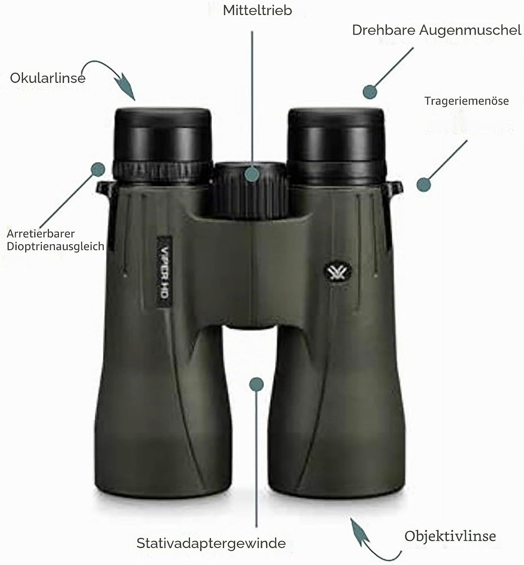 Vortex Viper HD 8x42 New Verrekijker, V200, Grün 8 x 42 mm, 8 x 42 mm