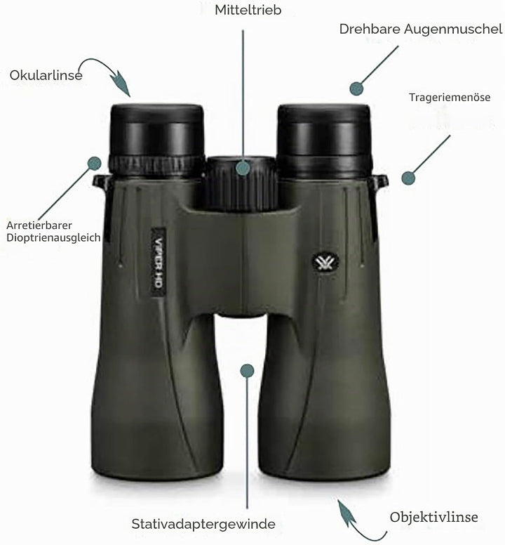 Vortex Viper HD 8x42 New Verrekijker, V200, Grün 8 x 42 mm, 8 x 42 mm