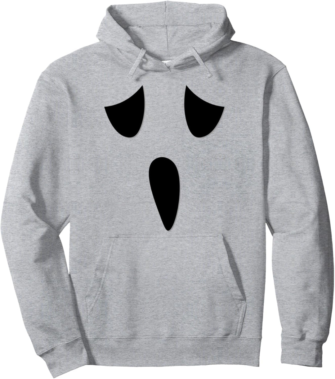Geisterkostüm für Kinder, Halloween-Kostüm, Ghoul-Gesicht Pullover Hoodie