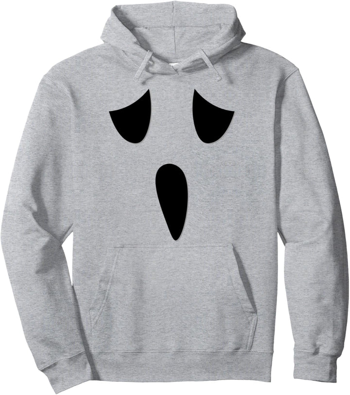 Geisterkostüm für Kinder, Halloween-Kostüm, Ghoul-Gesicht Pullover Hoodie