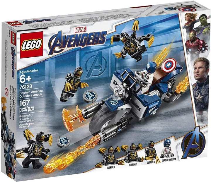 Lego 76123 Super Heroes Captain America: Outrider-Attacke