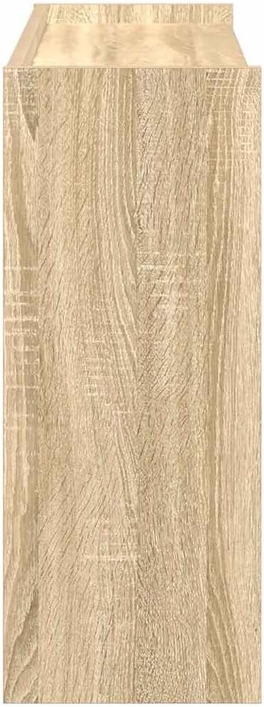 vidaXL Schuhregal Sonoma-Eiche 80x25x62 cm Holzwerkstoff, Schuhschrank, Schuhaufbewahrung, Schuhe Or
