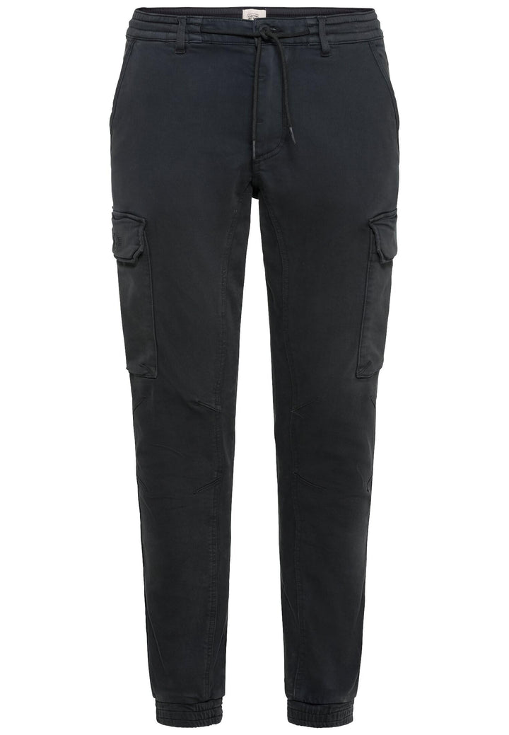 camel active Herren Tapered Fit Cargo Hose 38W / 30L Schwarz, 38W / 30L Schwarz
