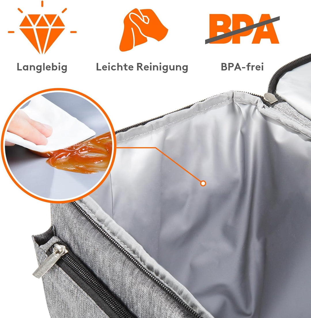 Lifewit Kühlrucksack Thermo Rucksack Kühltasche Isolierte Cooler Bag Weich Doppeldecker für Picknick