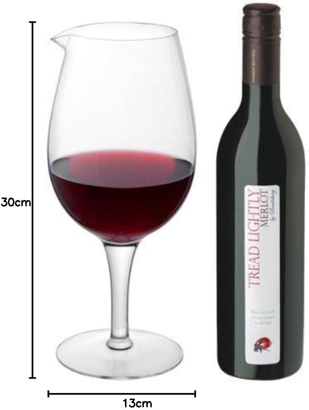 CKB LTD® Jumbo Wine Glass DECANTER XL 1.5 L Weinglas Weinkaraffe dekanter