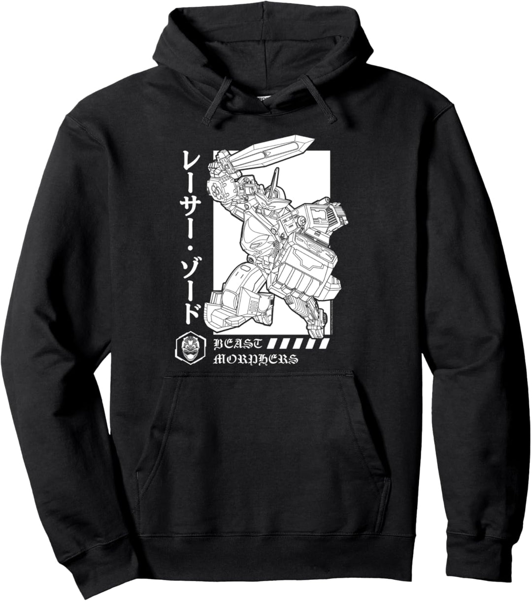 Power Rangers Beast Morphers Kanji Pullover Hoodie