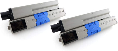 Green2Print Toner Doppelpack, 2 Kartuschen 2X 3500 Seiten ersetzt Oki 46508712, 46508716 passend für
